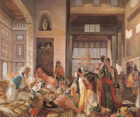 John Frederick Lewis An Intercepted Correspondance,Cairo (mk32) China oil painting art